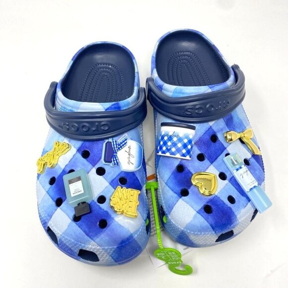 Bath & Body Works x Classic Crocs Blue Gingham Size Various - Picture 2 of 13